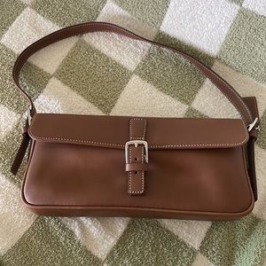 Coach Hampton East West Leather Shoulder Bag